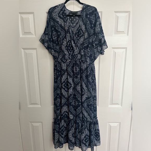 Lane Bryant Bandana Chiffon Maxi Dress - Picture 2 of 7